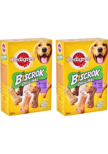 Pedigree Biscrok Köpek Ödül Bisküvisi 2 x 500 G