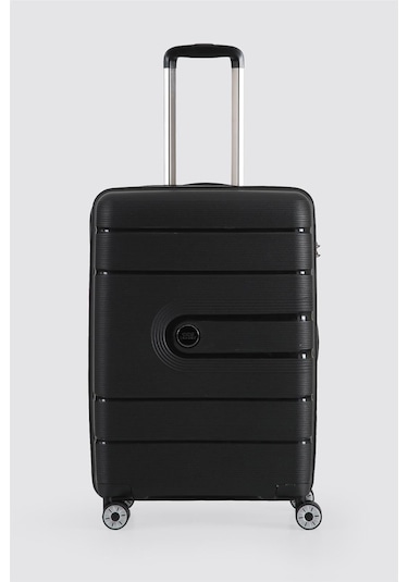 Ççs 5247 Polipropilen Büyük Boy Valiz Siyah