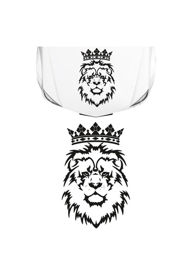 Oto Kaput Sticker Aslan Tasarım 40 X 62 Cm Mixgiftz