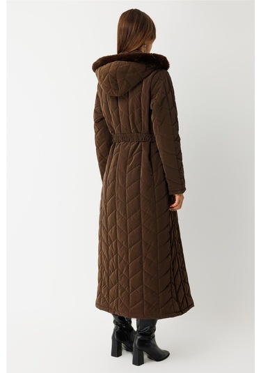 Kapitone Tam Boy Kaban Kahve Kahve