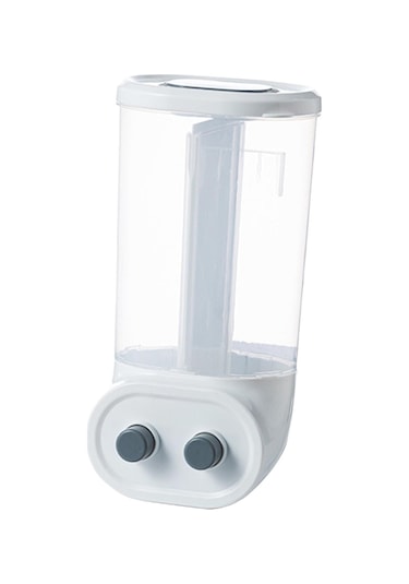 Duvara Monte Kuru Gıda Depolama Kutusu Beyaz