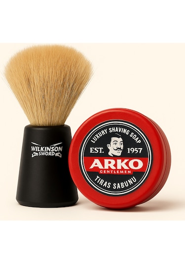 Arko Tıraş Sabunu 150 ML + Wilkinson Sword Tıraş Fırçası