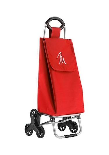 Miras Üç Tekerlekli Pazar Arabası - Kırmızı - 93 Cm