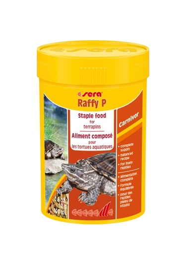 Sera Raffy P Kaplumbağa. Sürüngen ve Balık Çubuk Yemi 100 Ml