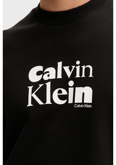 Calvin Klein Erkek Sweat Lv04ld242g Ub1 Siyah Siyah