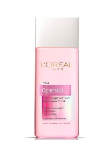 L'Oreal Paris Üç Etkili Cilt Düzgünleştirici Kadifemsi Tonik 200 ML