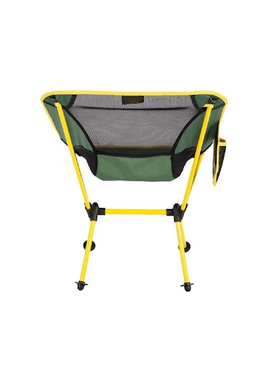 Funky Chaırs Pratik Cepli Çantalı Kamp Sandalyesi Sarı Yeşil