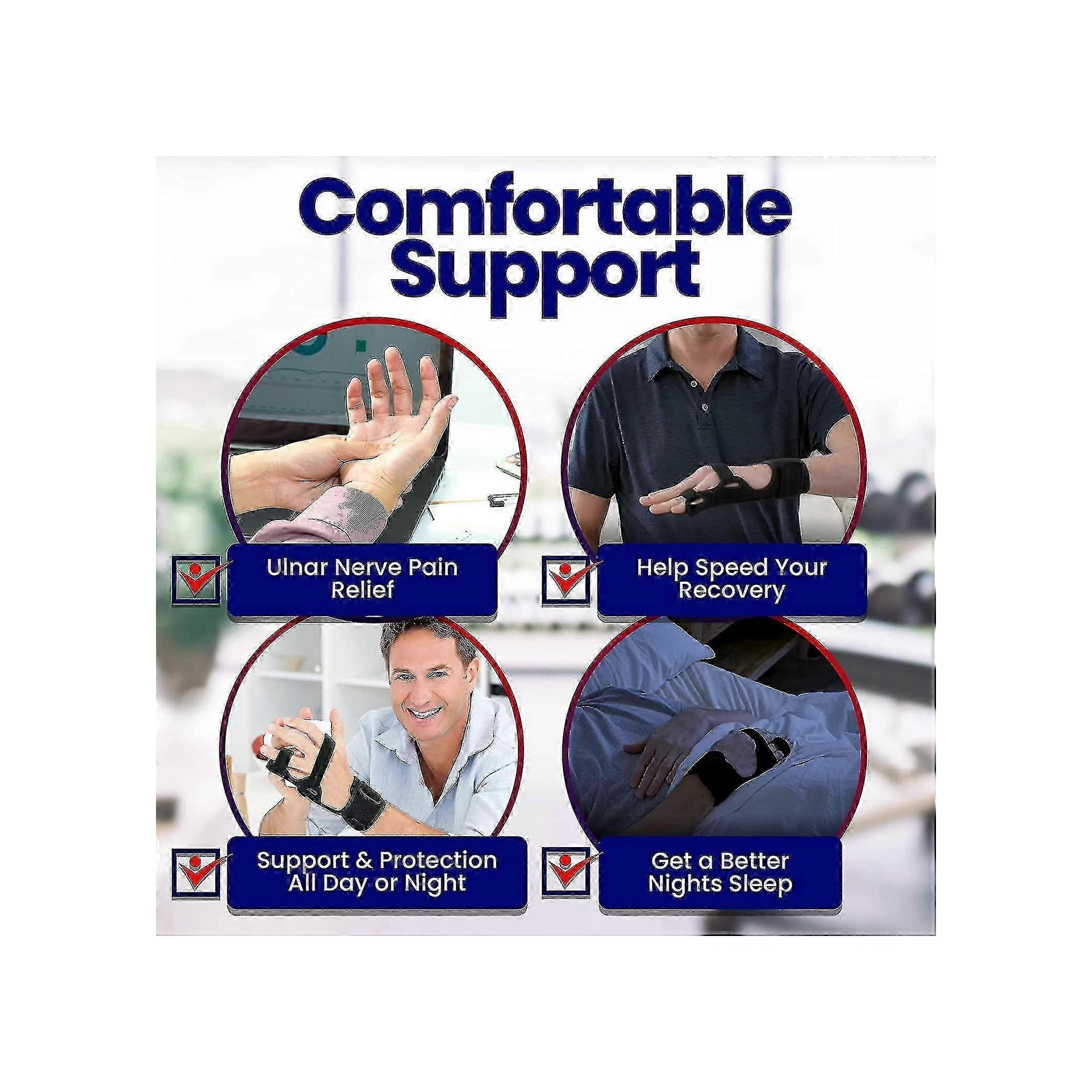 Boksör Kırıkları Ve Kırık Yüzük Parmağı İçin Küçük/orta Parmak Ateli