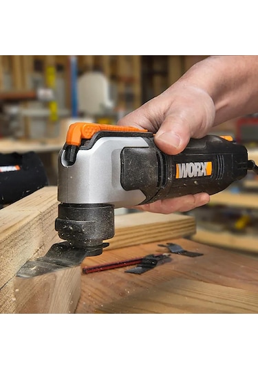 Worx WX686 250W Profesyonel Devir Ayarlı Kesme Raspalama ve Zımpara + 19 Adet Aksesuar