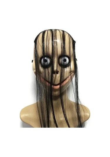 Jl Uzun Saç Maskesi İle Yeni Cadılar Bayramı Korku  Maske V