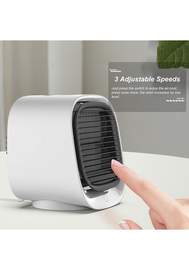 Jialan Masaüstü Hava Soğutucu Klima Fanı Küçük Kişisel Usb