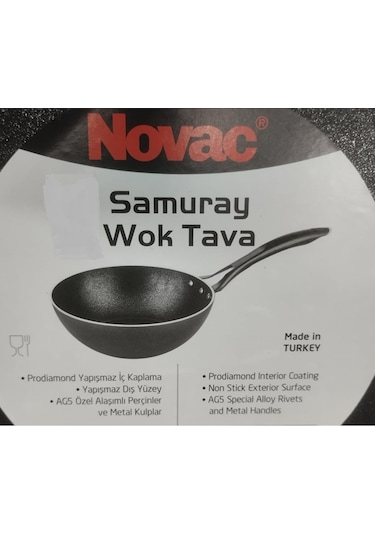 32 Cm Wok Tava Prodiamond Yapışmaz Lüks Diğer