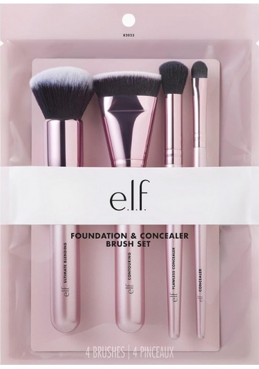 E.l.f. Complexion Perfection 4 Parçalı Fırça Seti Kusursuz Yüz Makyajı