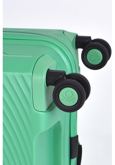 Benetton Büyük Boy %100 Polipropilen Valiz Yeşil Bnt2000 Yeşil