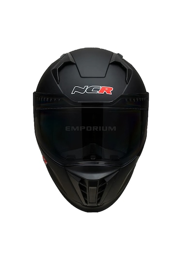 Ncr Stream Mat Siyah Siyah Vizörlü Kapalı Kask Ece-06 Mat Siyah Mat Siyah