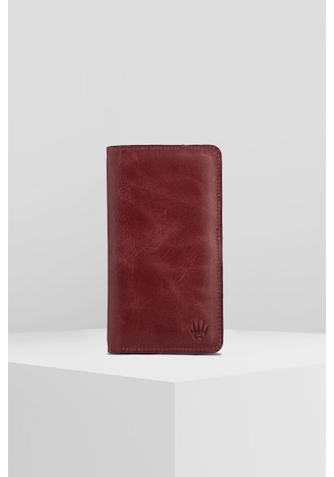 Watchofroyal Elegant Tıguan Bordo Telefon Cüzdanı