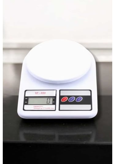 10 Kg Kapasiteli Hassas Dijital Mutfak Tartısı Beyaz