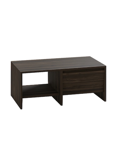 Laris Kapaklı Orta Sehpa 90 Cm Modern Tasarım Ceviz
