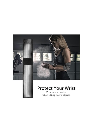 Siyah, Elastik Bilek Kayışı Nefes Alabilen El Ateli Ayarlanabilir Sıkıştırma