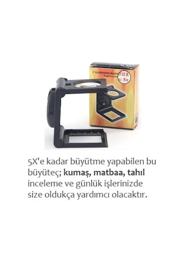 14109 Katlanır Işıklı Büyüteç Lup Mercek