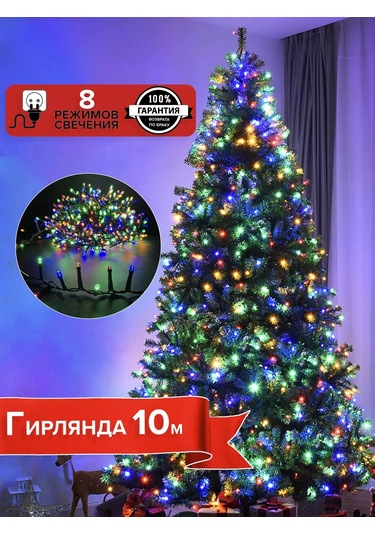 Twinklegarlooo 10 Metre Renkli Ağaç Işıkları 175382978 Sesli Kontrol