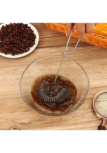 Solingen Paslanmaz Çelik Yumurta Çırpıcısı Yaylı Çırpıcı Metalik Gri