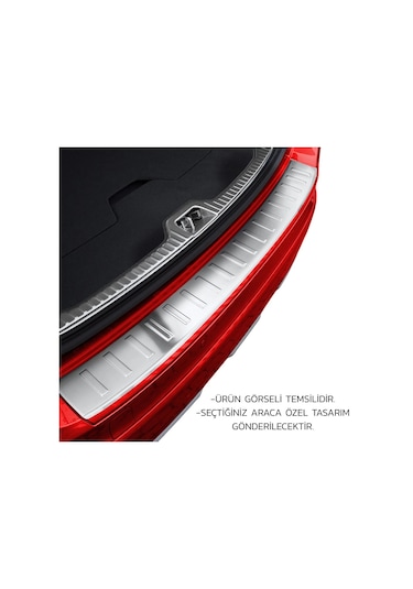 Opel Zafira Life Arka Tampon Eşiği - Krom, Uzun Şase 2019 Ve Sonrası