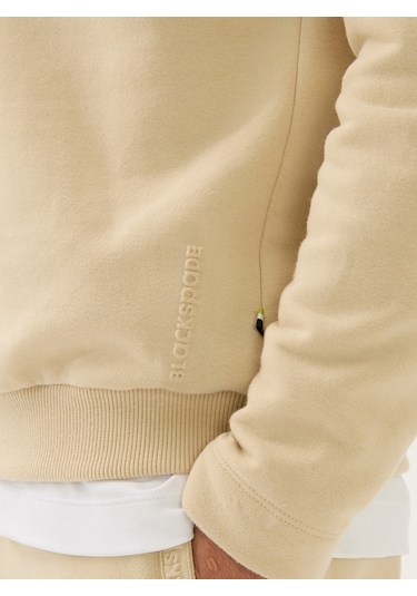 Blackspade Erkek Sweatshirt 40839 - Krem Krem