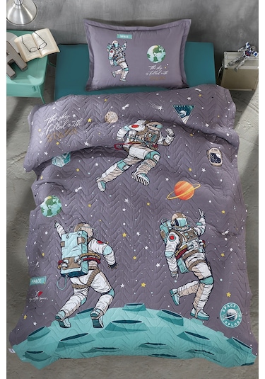 Clasy %100 Pamuk Tek Kişilik Dört Mevsim Seti Space