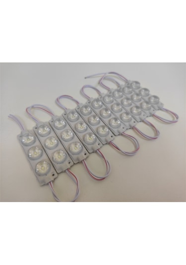 Replax Carub Camlı Parmak Led Lamba Beyaz 24 Volt Su Geçirmez 10'lu 3m