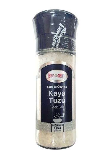 Bağdat Sofrada Öğütme Kaya Tuzu Değirmen Kapak 115 G
