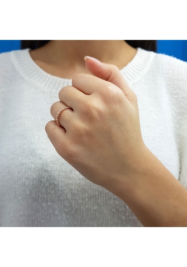 Lova 0,08 Karat Pırlanta Tria Yüzük - 1010262