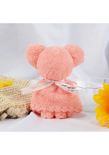 Dofolink Beyaz Ayı Şekilli Ped Ve Çanta Hediyeli Set - Kaliteli Poliester - Kompakt Boyut - Özel Hediyelik