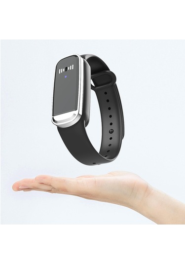 Homyl Ultrasonik Kovucu Bileklik Yürüyüş Için Akıllı Siyah