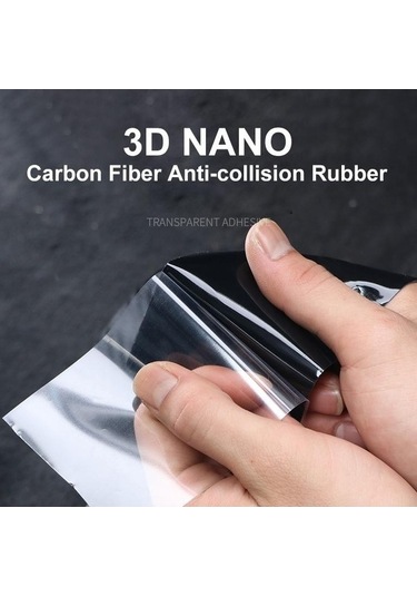 Novahub 3d Dıy Karbon Fiber Araba Kapı Kenar Eşiği Koruma Şeridi - 7cmx10m Siyah - Çizilmeye Dayanıklı Otomatik Kapı Eşiği Koruması 7cmx10m