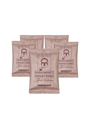 Mehmet Efendi Türk Kahvesi 100 Gr X 5 Adet & Nutty More Fındık Ezmesi Tanışma Paketi 200 Gr X 3 Adet