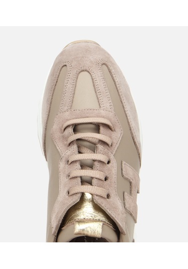 Hotiç Kadın Süet Deri Bej Comfort Spor Ayakkabı 01ayh314510a450 01ayh314510a450 Vizon