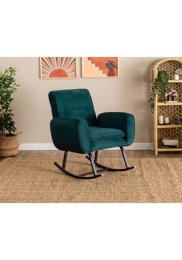 Pafu Kono Tv / Dinlenme / Baba / Emzirme Koltuğu Sallanan Sandalye - Petrol