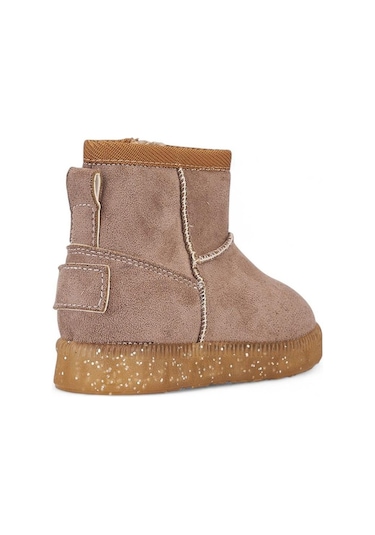 140 Kız Bebek İçi Tüylü Işıklı Bot Kum