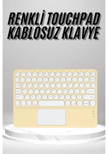 Ceylan Adam Touchpad Uyumlu Bluetooth Klavye Slim Kablosuz Wifi Q Klavye