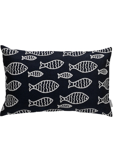 Mudo Home Marin Fısh Kırlent Lacivert 35x55