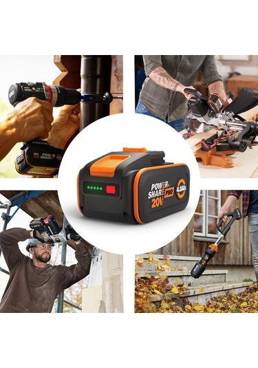 Worx Wa3644 20volt 4.0ah. Li-ion Powershare Pro Yedek Akü Fr Wa3644