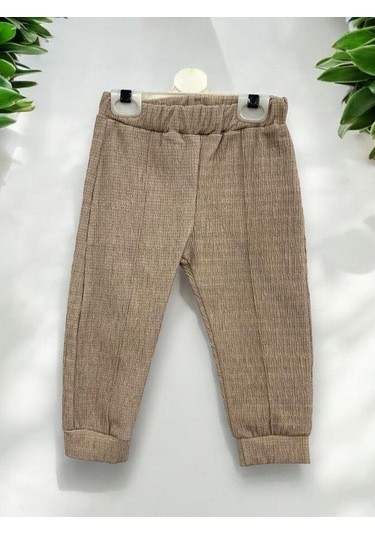 Erkek Bebek 3 Lü Pantolonlu Şık Takım-14293 Vizon