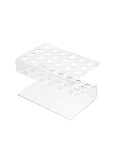 Ganzhoushop Akrilik Kalem Tutucu Ekran Standı Kalem Fırça Tutucu Çok Delikli Düzenleyici Raf Tükenmez Kalemler İşaretleyiciler İçin Şeffaf