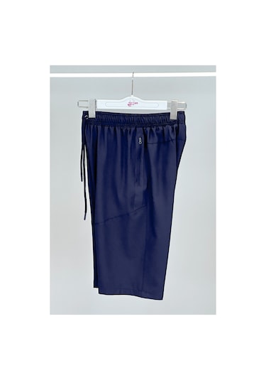 Remsa Erkek Havuz Deniz Uzun Kapri Şort Mayo Rks-02 Lacivert Lacivert