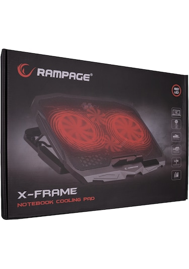 Rampage AD-RX34 X-Frame 15.6'' 4 Fanlı Notebook Soğutucu