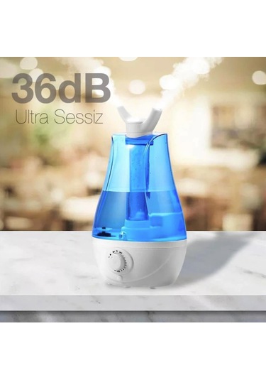 Büyük Boy Ultra Sis Buhar Makinası 3.5 Litre Çocuk Ve Bebek Odaları İçin Ev Hava Nemlendirici