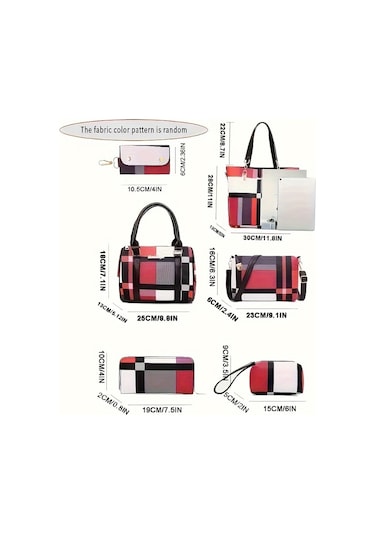 6'lı Bayan Çanta Bez Çantalar