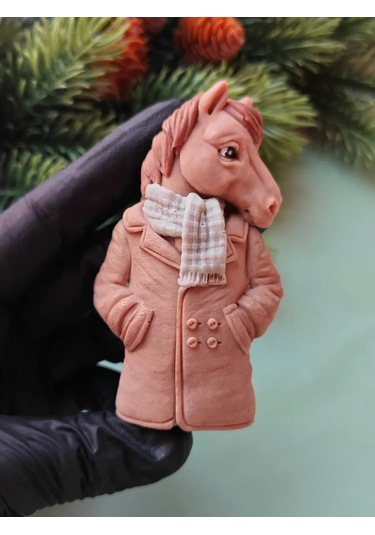 Tvoe Hobby Silikon Kalıp 2d "paltolu At" 401280104 Diğer