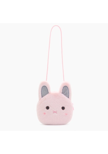 Peluş Trend Kids Bear Cat Crossbody Çanta - Pembe